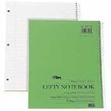 Notebook,Lefty Kraft,1 Subject,College Ruled,11"x9",80 Sheet (TOP65128)