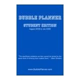 Student Bubble Planner | Blue and White | 2008-2009