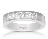 Platinum Channel-Set 5 Stone Wedding Band (1.25 ct. tw.)