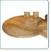 Jewels of Java Large Teak Lazy Susan Revolving Server