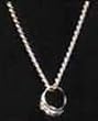 Economy Class Ring Costume Jewelry Necklace - Great 50s Costume Accessory - Great Unisex Accessory