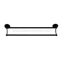 JVJ Hardware Accessories 24648 Plain Series Split Finish 24 Double Towel Bar Set Pew Brass Satin Nickel C S Satin Nickel