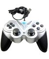 USB 2.0 PC Dual Double Shock Controller(Black & White) for Lenovo computer