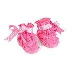 Little Sprout Ruffle Booties by Mud Pie