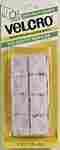 Velcro Fasteners, 12 Sticky Squares, 7/8in., White