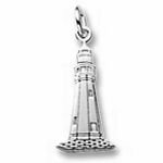 Buffalo Lighthouse Charm - 10k Yellow Gold - B000153T5C