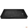 3360RS Single Curb 33x60 Shower Pan with Extra 2 Cu