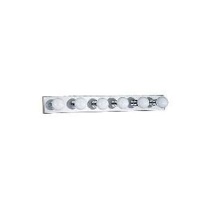 Sea Gull Lighting 4739-05 Center Stage Six-Bulb Vanity, Chrome Finish by 