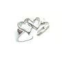 Sterling Silver Two Heart, Toe Ring