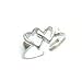 Toe Ring - Sterling Silver Solid Heart Toe Ring