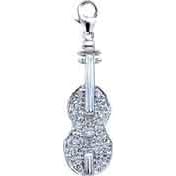 Buy Violin, 14K Gold Diamond Charm made by EZ Charms now!