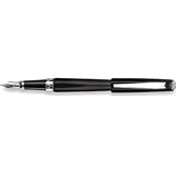 Caran D'ache Dunas Shiny Black Medium Point Fountain Pen - CA-4390209