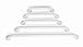 ^White Enamel Grab Bars - 12" long Min.Order is 1 CS ( 3 Each / Case; )