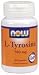 L-Tyrosine by NOW Foods - Mental Fitness (500mg - 60 Capsules)