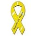 Large Support Our Troops Yellow Magnet