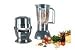 BOB-HOME Zerkleinerer und Mixer Magic Chopper COOKSTAR 2in1 500W anthrazit