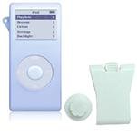 Kroo (Blue) Apple Ipod Nano 2Gb/4Gb (Color Fade Resistant) Silicone Skin Case W/ Belt Clip + Free 12V (White) Car Charger by PCMicroStore