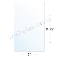 3 Mil Legal Size Thermal Laminating Pouches, 9 X 14-1/2, 100/box (03NPSM)