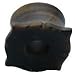 Tiger Eye Tibet Natural Stone Plug, in 15mm (Gauge), Sold Individually
