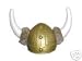 Deluxe Plastic Viking Helmet Costume Hat with Fur