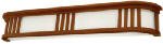 11VV Aj UHL. SL160  American Fluorescent MIV217KE8 Two Light T8 2 Feet, Oak Veneer Mission Vanity Light Fixture