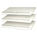 Easy Track RS1600 24-Inch Shoe Shelves, White, 3-Pack