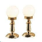 Dollhouse Miniature Pair of Houseworks Bar Lamps