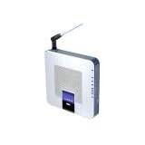 Linksys Wireless-G Broadband Router with 2 Phone Ports WRTP54G - Wireless router - 4-port switch - 802.11b/g - VoIP phone adapter - desktop