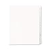 Legal Exhibit Dividers, Allstate Style, 8.5x11, 1-25 Side Index Tab, White AVE01701