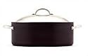 Anolon Professional Hard Anodised Covered Deep Oval Roaster and Rack, 32 cm