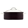 Anolon Professional Hard Anodised Covered Deep Oval Roaster and Rack, 32 cm