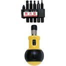 サンフラッグ ボールボイント付 スタビーラチェットドライバー 193-BP