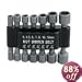 MIT Tools 14 piece Power Nut Driver Bit Set SAE and Metric