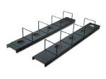 APC - Cable organizer - black - (pack of 2 )