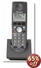 Panasonic KX-TGA670B -Extra Handset for KX6700 Series (2-LINE) - Black