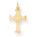 14k Celtic Cross Charm
