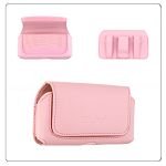 Pink Premium Leather Case / Pouch / Holster with Belt Clip for Apple iPhone by HarryOnline.