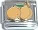 Jewelry : Clearly Charming Peaches Italian Charm Bracelet Link