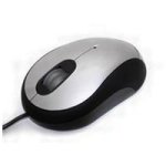 Accuratus Image Combo USB Ball Mouse with Illuminated Scroll Wheel (Silver/Black) (MOU-IMAGE-SIL)