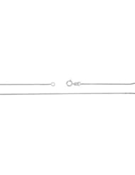 Box Chain 14K Gold White Ch21 20 Inch