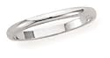 18k White Gold 2mm Traditional Women's Wedding Band