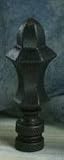 Finial Showcase Bronzed Metal Hexagonal Jar Finial- B227B/B227B