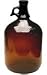 Glass Jug, Amber, 1 gal ea, Set of 4