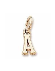 Rembrandt Charms Letter A Charm