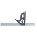 Starrett C33H-6-16R 6-Inch Combination Square with Forged and Hardened Steel Head