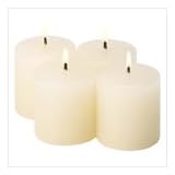 Ivory Vanilla Mini Pillars - Style 39232