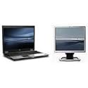 Bundle: HP EliteBook 8730w Mobile Workstation Core 2 Duo (T9600) 2.8GHz 4096MB 320GB 17 inch TFT WUXGA WVA 2.0MP Webcam DVDRW SM DL WLAN BT Vista Business Downgradeable to XP Pro + HP L1950g Monitor