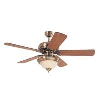 Montecarlo Ceiling Fans Designer Supreme Model 5DS52AF-AFBlades in Aged Fresco. Indoor fan.