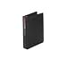 Avery 27554 Durable Round Ring Reference Binder for 8-1/2 x 5-1/2 sheets, 2 capacity, Black