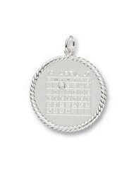 Rembrandt Charms Calendar Rope Frame Charm